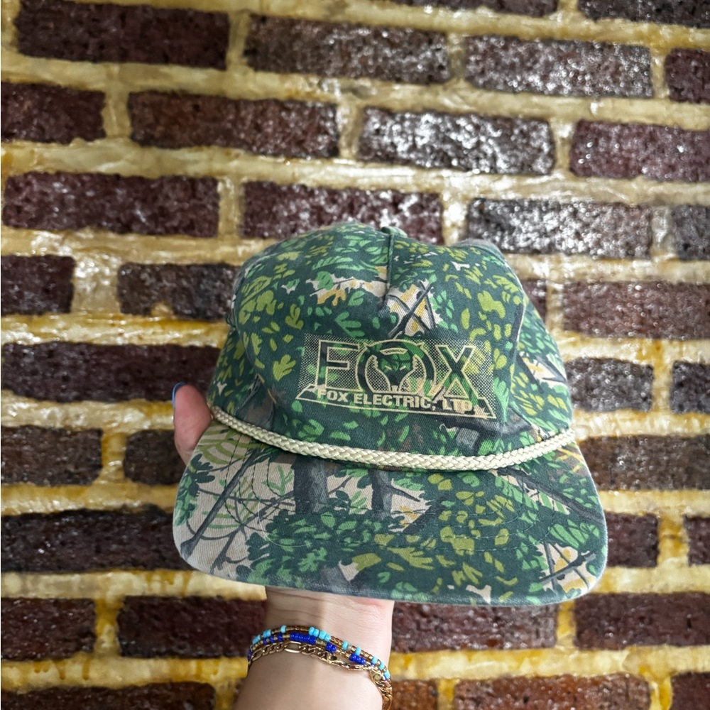 Vintage Fox Electric Camo Hat - MADE IN THE US